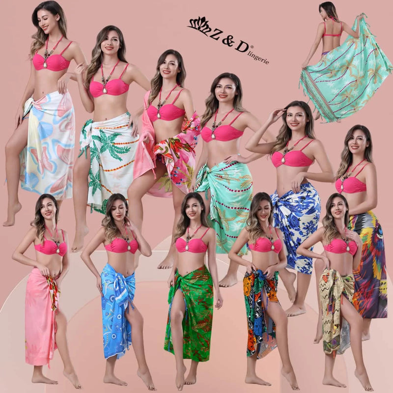 Canga Pareô Estilo Beach Outcome – Estampada, Tamanho 170cm x 110cm, Versatilidade e Estilo para Brilhar na Praia!