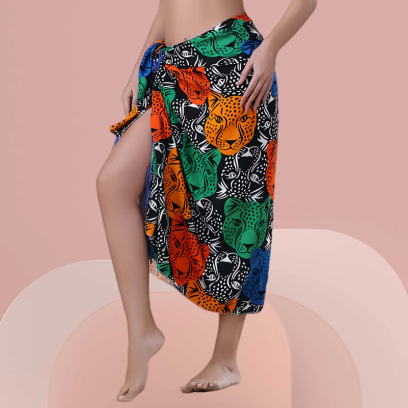 Canga Pareô Estilo Beach Outcome – Estampada, Tamanho 170cm x 110cm, Versatilidade e Estilo para Brilhar na Praia!