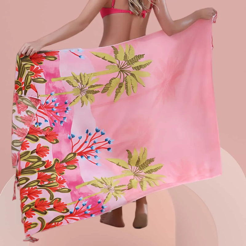Canga Pareô Estilo Beach Outcome – Estampada, Tamanho 170cm x 110cm, Versatilidade e Estilo para Brilhar na Praia!