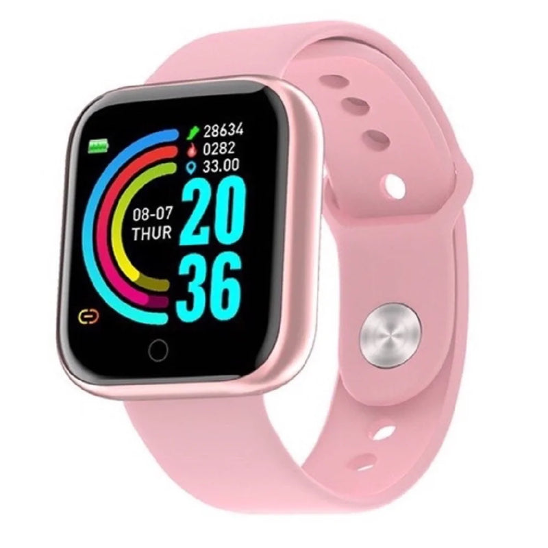 Relógio inteligente Smartwatch D20 Y68 bluetooth monitor saúde