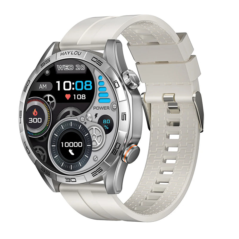 Smartwatch HAYLOU Solar 5 – Tela AMOLED 1.58” 60Hz, Chamadas Bluetooth, 100+ Modos Esportivos, IP68, NFC, até 40 Dias de Bateria