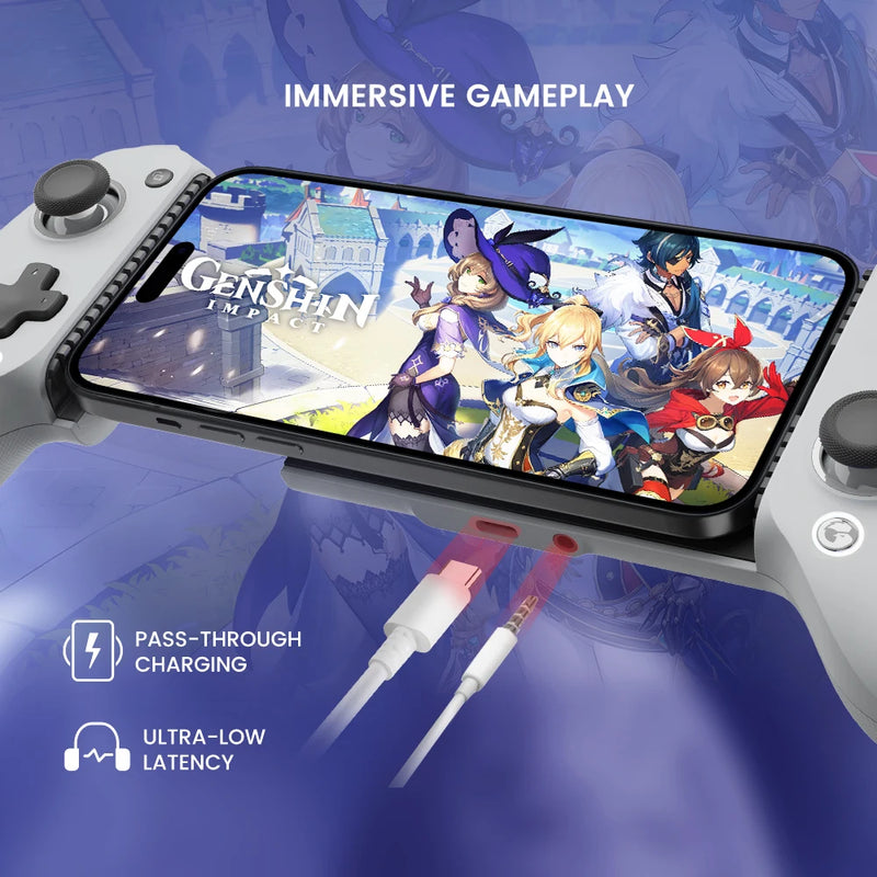 Controle GameSir G8 Galileo com Hall Effect – Compatível com iPhone 15 &amp; Android | Cloud Gaming
